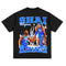 Shai Black and Blue Graphic Tee